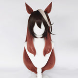 Anime Pretty Derby Symboli Rudolf Cosplay Peluca Cabello Sintético Resistente al Calor Carnival Halloween Fiesta
