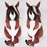 Anime Pretty Derby Symboli Rudolf Cosplay Peluca Cabello Sintético Resistente al Calor Carnival Halloween Fiesta