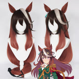 Anime Pretty Derby Symboli Rudolf Cosplay Peluca Cabello Sintético Resistente al Calor Carnival Halloween Fiesta