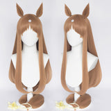 Anime Pretty Derby Grass Wonder Cosplay Peluca Cabello Sintético Resistente al Calor Carnival Halloween Fiesta