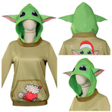 Película Star Wars Yoda baby Cosplay Disfraz Sudadera Traje Fiesta Halloween Carnaval DISFRAZDEDIADEBRUJAS.ES®