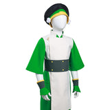 Series de Televisión Avatar: The Last Airbender Toph bengfang Niños Cosplay Disfraz Halloween Carnaval Traje