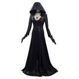 Juego Resident Evil Village Hija de Lady Dimitrescu Vampire Lady Vestido Halloween Cosplay Carnaval Disfraz