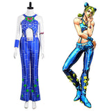 Anime JoJo‘s Bizarre Adventure : Stone Ocean Jolyne Cujoh Cosplay Disfraz Halloween Carnaval Traje