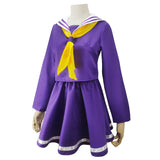 Anime No Game No Life - Shiro Cosplay Falda Vestido Navidad Halloween Disfraz Uniforme Carnaval Traje Per.