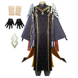 Juego Genshin Impact Zhongli Cosplay Disfraz Halloween Carnaval Fiesta Adulto Disfraz Traje