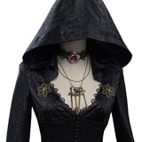 Juego Resident Evil Village Hija de Lady Dimitrescu Vampire Lady Vestido Halloween Cosplay Carnaval Disfraz