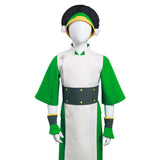 Series de Televisión Avatar: The Last Airbender Toph bengfang Niños Cosplay Disfraz Halloween Carnaval Traje