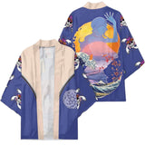 Anime One Piece Nico Robin Cosplay Capa Kimono Cárdigan Abrigo Toga Pijama Casual