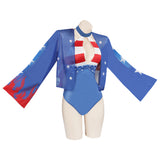 Película Doctor Strange 2 Miss America Cosplay Fiesta Disfraz Traje de Baño Creación Secundaria-DISFRAZDEDIADEBRUJAS.ES®