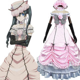 Anime Black Butler Ciel Phantomhive Cosplay Disfraz Halloween Falda Carnaval Traje