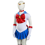 Anime Sailor Moon-Tsukino Usagi Niños Cosplay Disfraz Halloween Falda Carnaval Traje