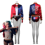 Película The Suicide Squad Harleen Quinzel Cosplay Disfraz Traje Halloween Conjunto Carnival Per.
