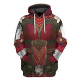 Black Panther Okoye Cosplay Sudadera Con Capucha Impresa 3D Hombres Mujeres Casual  Sudadera De Calle