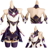 Juego League of Legends - Akali - Star Guardian Cosplay Disfraz Traje Vestido Falda Halloween Carnaval