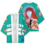 Anime One Piece Nami Cosplay Capa Kimono Cárdigan Abrigo Toga Pijama Casual