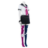 Juego Super Danganronpa 2 Ibuki Mioda Uniforme Cosplay Disfraz Halloween Falda Carnaval Traje