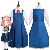 Anime SPY×FAMILY Anya Forger Cosplay Navidad Disfraz Traje Vestido Falda