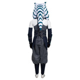 Series de Television Star Wars : The Mandalorian Ahsoka Tano Cosplay Disfraz Niños Halloween Carnaval Traje