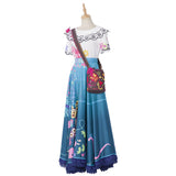 Disfraz Mirabel Anime Encanto Mirabel Cosplay Navidad Halloween Disfraz Falda Vestido Conjunto Carnaval Per.