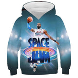 Pelicula Space jam 2 Niños Sudadera Cosplay Halloween Carnaval 3D Impreso