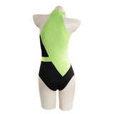 Anime Kim Possible Shego Bañador De Mujer Adulto Cosplay Trajes De Disfraces De Halloween Carnaval Fiesta