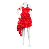 Película The Suicide Squad 2021 Harley Quinn Cosplay Halloween Vestido Roja Fiesta Carnaval Disfraz Per.