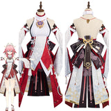 Juego Genshin Impact - Yae Miko Cosplay Halloween Disfraz Falda Vestido Carnaval Traje Per.