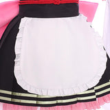 Anime Demon Slayer Kanroji Mitsuri Maid  Cosplay Disfraz