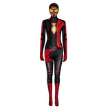 Película Spider-Man：Into The Spider-Verse Jessica Drew Cosplay Disfraz Adulto Traje De carnaval Halloween Fiesta