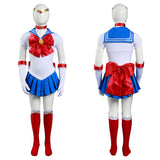 Anime Sailor Moon-Tsukino Usagi Niños Cosplay Disfraz Halloween Falda Carnaval Traje