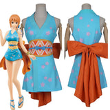 Anime One Piece Wano Country Nami Wanokuni Cosplay Disfraz Halloween Carnaval Traje