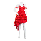 Película The Suicide Squad 2021 Harley Quinn Cosplay Halloween Vestido Roja Fiesta Carnaval Disfraz Per.