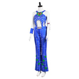 Anime JoJo‘s Bizarre Adventure : Stone Ocean Jolyne Cujoh Cosplay Disfraz Halloween Carnaval Traje
