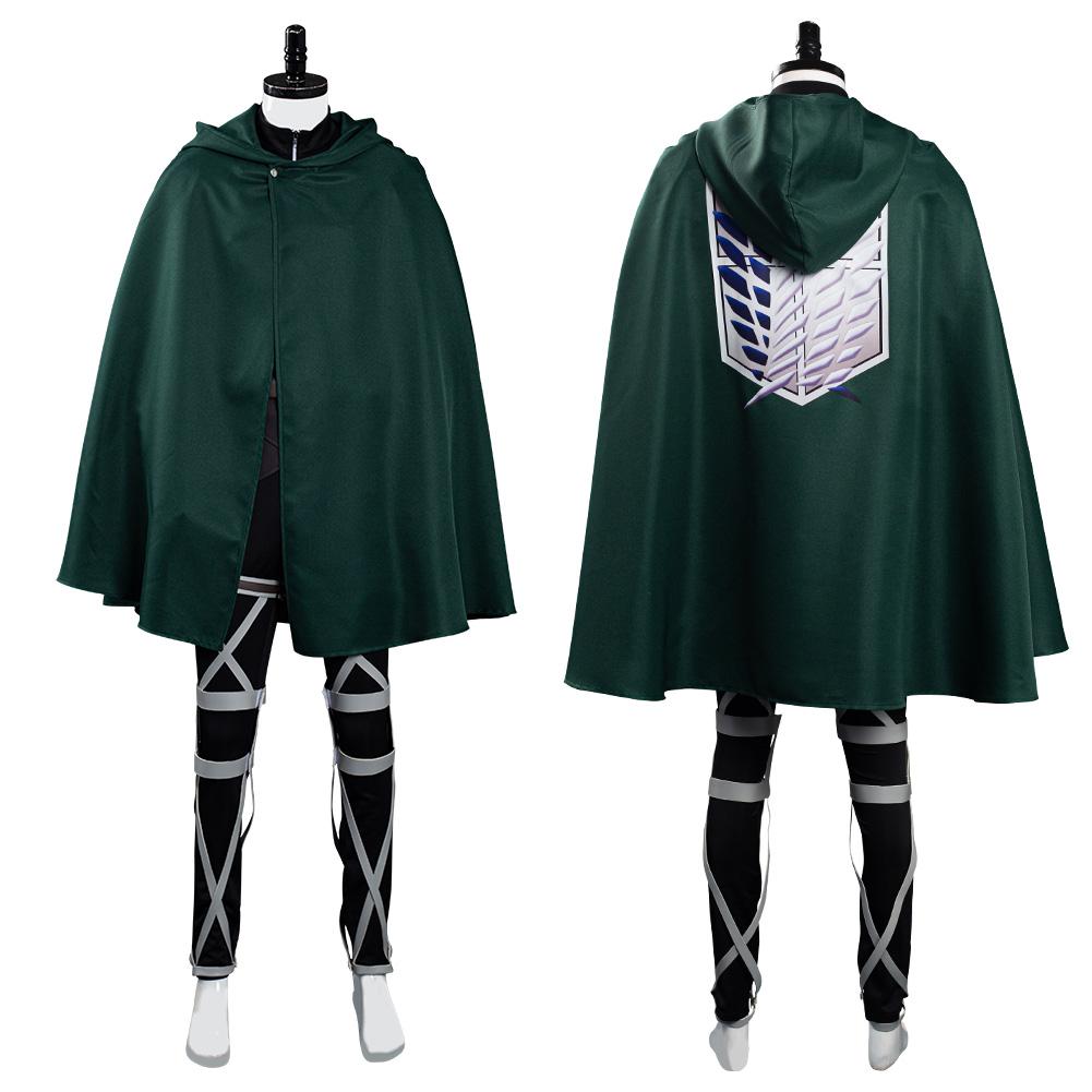 Anime Attack on Titan Shingeki no Kyojin Scouting Legion Cosplay Disfr –  DisfrazdeDiadeBrujas.es