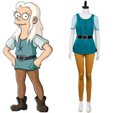 Anime Disenchantment 3-Princess Bean Tiabeanie Cosplay Disfraz Navidad Halloween Carnaval Fiesta Traje