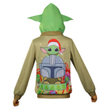 Película Star Wars Yoda baby Cosplay Disfraz Sudadera Traje Fiesta Halloween Carnaval DISFRAZDEDIADEBRUJAS.ES®