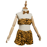 Año de Tigre Juego de Rol Niños Cosplay Disfraz Navidad Halloween Carnaval Fiesta Per.