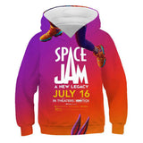 Pelicula Space jam 2 Niños Sudadera Cosplay Halloween Carnaval 3D Impreso