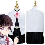 Anime Demon Slayer Tsuyuri Kanawo Traje de uniforme Carnaval Halloween Cosplay Disfraz para niños