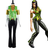 Anime JoJo‘s Bizarre Adventure Stone Ocean Hermes Costello Cosplay Disfraz Halloween Carnaval Traje