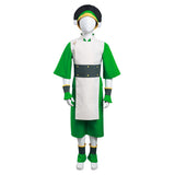 Series de Televisión Avatar: The Last Airbender Toph bengfang Niños Cosplay Disfraz Halloween Carnaval Traje