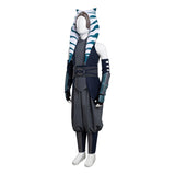 Series de Television Star Wars : The Mandalorian Ahsoka Tano Cosplay Disfraz Niños Halloween Carnaval Traje