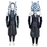 Series de Television Star Wars : The Mandalorian Ahsoka Tano Cosplay Disfraz Niños Halloween Carnaval Traje