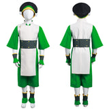 Series de Televisión Avatar: The Last Airbender Toph bengfang Niños Cosplay Disfraz Halloween Carnaval Traje