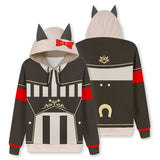 Anime Uma Musume Pretty Derby Current Chan Sudadera Cosplay Navidad Fiesta 3D Impreso