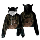 Anime Tokyo Revengers Oreja De Gato Sudadera Cosplay Navidad Fiesta 3D Impreso Casual
