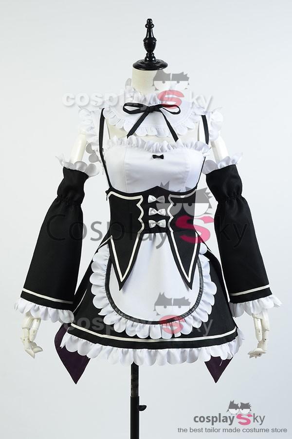 Anime Re:Zero Life in a Different World from Zero Ram Cosplay Disfraz Halloween Carnaval