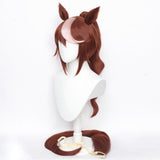 Anime Pretty Derby Tokai Teio Cosplay Peluca Cabello Sintético Resistente al Calor Carnival Halloween Fiesta