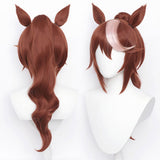 Anime Pretty Derby Tokai Teio Cosplay Peluca Cabello Sintético Resistente al Calor Carnival Halloween Fiesta
